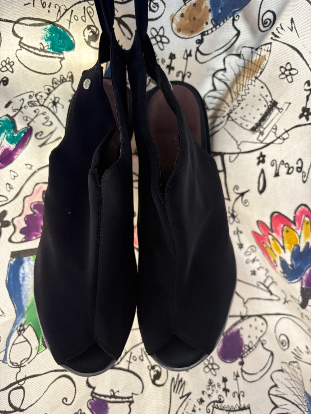 Donald J Pliner platform wedges.